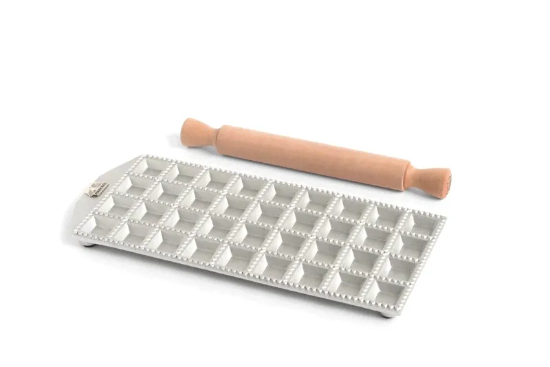 Форма для равиоли - пельменница Marcato Classic Ravioli Tablet 36, квадраты 35х35 mm-0