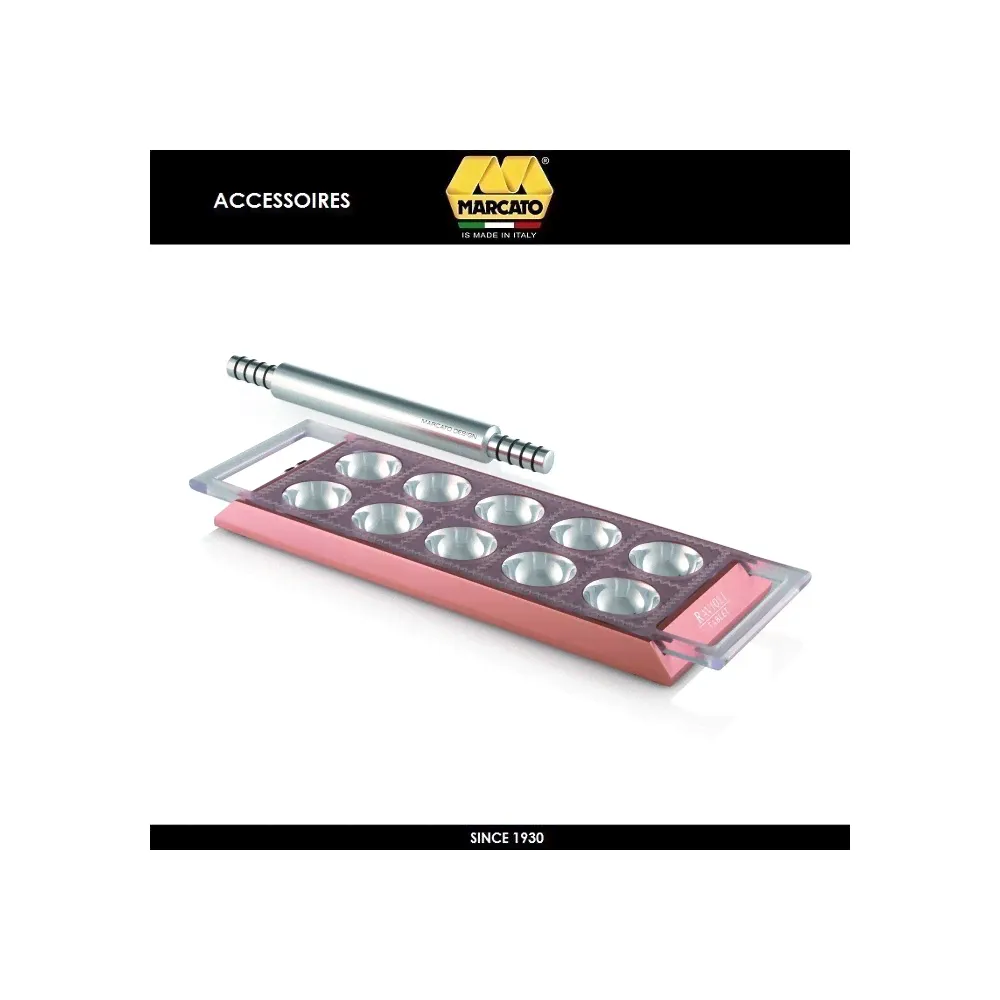 Набор для равиоли Ravioli Tablet, розовый, Marcato-0
